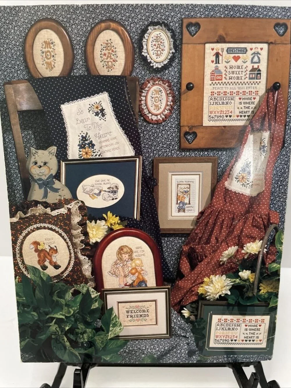 Stoney Creek 1986 Sunny Morning Happy Day Cross Stitch Patterns Booklet 34 -VGUC